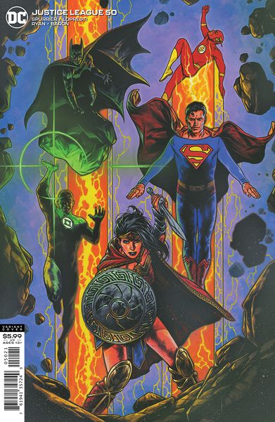 [Justice League #50 (Travis Charest Variant) (Product Image)]