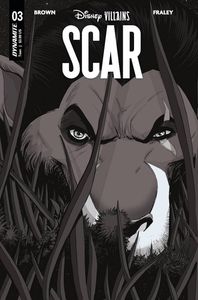 [Disney Villains: Scar #3 (Cover S Moss Black & White Variant) (Product Image)]