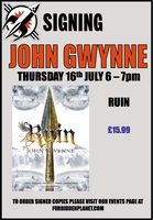 [John Gwynne Signing Ruin (Product Image)]
