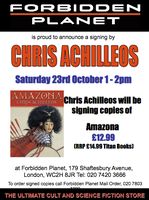 [Chris Achilleos signing Amazona (Product Image)]