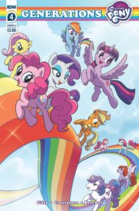 [The cover for My Little Pony: Generations #4 (Cover A Cacciatore)]