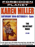 [Karen Miller Signing The Reluctant Mage (Product Image)]
