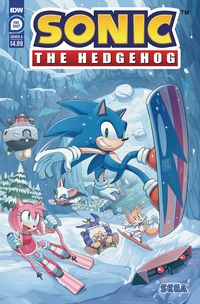 [The cover for Sonic The Hedgehog: Winter Jam: Oneshot #1 (Cover A Kim)]