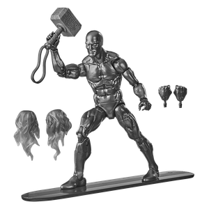 [Avengers: Marvel Legends Action Figure: Silver Surfer With Mjolnir (Product Image)]