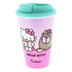 [Hello Kitty X Pusheen: Travel Mug (Product Image)]