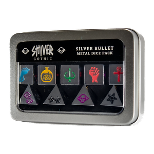 [Shiver Gothic: Silver Bullet: Metal Dice Pack: Monster Archetype  (Product Image)]