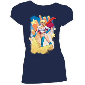 [Justice League: Women's Fit T-Shirt: Power Girl By Amanda Conner (Product Image)]