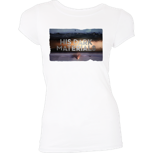 [His Dark Materials: Women's Fit T-Shirt: Two Worlds (Product Image)]