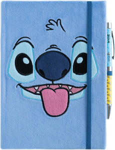 [Disney: Lilo & Stitch: A5 Premium Plush Notebook & Projector Pen: Stitch (Product Image)]