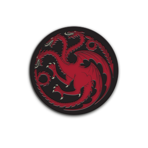 [Game Of Thrones: Enamel Pin Badge: Targaryen Sigil (Product Image)]