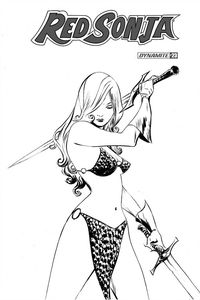 [Red Sonja #23 (Lee B&W Variant) (Product Image)]