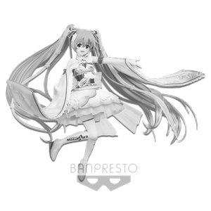 [Hatsune Miku PVC Statue: Espresto Est Dress & Hair Racing Miku (2019 Kimono Version) (Product Image)]