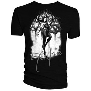 [Marvel: Elektra: T-Shirt: Gothic Window Motif (Product Image)]