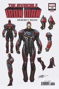 [Invincible Iron Man #18 (Pepe Larraz Design Variant) (Product Image)]