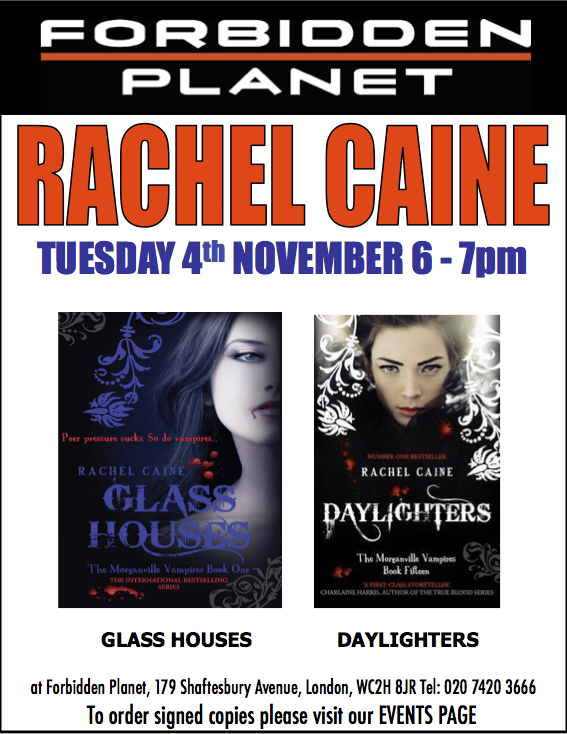 Rachel Caine Signing Glass Houses and Daylighters