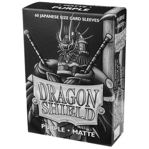 [Dragon Shield: Matte Japanese Size Sleeves 60 Pack: Purple (Product Image)]