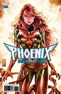 [Phoenix Resurrection: The Return Of Jean Grey #1 (Mark Brooks Green Variant) (Product Image)]