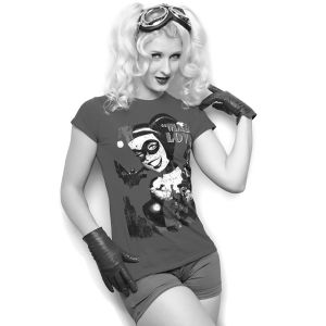 [DC: T-Shirts: Harley Quinn Mad Love (Skinny Fit) (Product Image)]