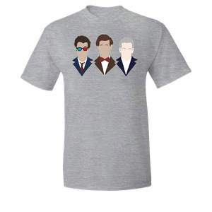 [Doctor Who: T-Shirt: A Trio Of Doctors (Product Image)]