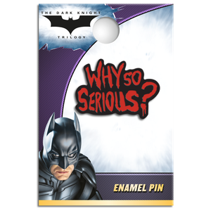 [The Dark Knight: Enamel Pin Badge: Why So Serious? (Product Image)]