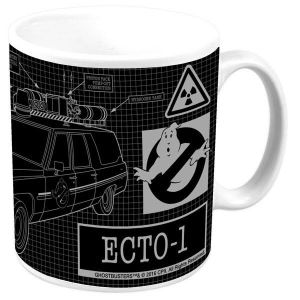 [Ghostbusters: Mug: Ecto-1 Blueprint (Product Image)]