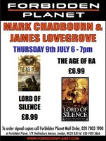 [Mark Chadbourn and James Lovegrove Signing Lord of Silence and The Age of Ra (Product Image)]