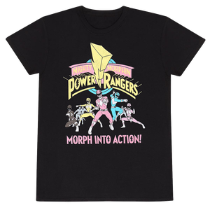 [Power Rangers: T-Shirt: Morph Into Action (Product Image)]
