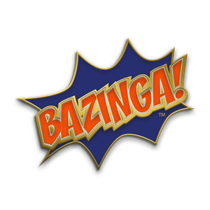 [Big Bang Theory: Enamel Pin Badge: Bazinga  (Product Image)]