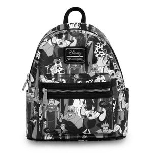 [Disney: Loungefly Faux-Leather Backpack: Disney Villains (Product Image)]