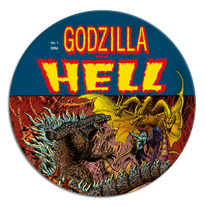 [Godzilla: Coaster: Godzilla In Hell Comic Cover (Product Image)]