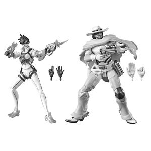 [Overwatch: Ultimates Action Figures: White Mccree & Posh Tracer (Product Image)]