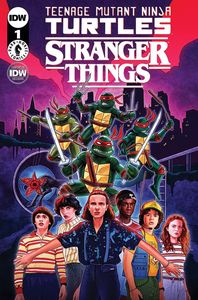 [Teenage Mutant Ninja Turtles X Stranger Things #1 (SDCC 2023 Kyle Lambert Foil Variant) (Product Image)]
