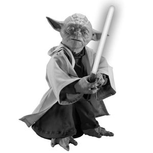 [Star Wars: Legendary Jedi Master Yoda Interactive Jedi Trainer (Product Image)]
