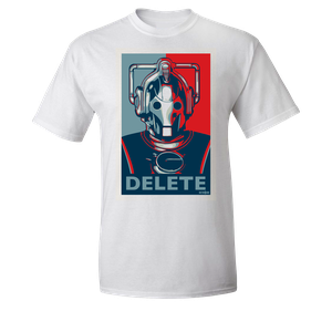 [Doctor Who: T-Shirt: Cybermen Delete (Product Image)]