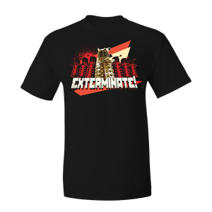 [Doctor Who: T-Shirt: Dalek Exterminate Battle Cry (Product Image)]