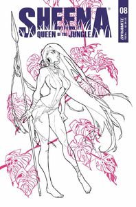 [Sheena: Queen Of The Jungle #8 (Cover G Besch Black & White Variant) (Product Image)]