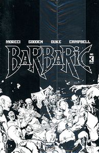[Barbaric #3 (Cover B Deluxe Black & White Edition Black Bag) (Product Image)]