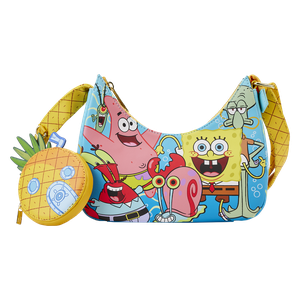 [Spongebob Squarepants: Loungefly Cross Body Bag: Group Shot  (Product Image)]