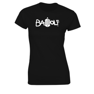 [Doctor Who: Women's Fit T-Shirt: Bad Wolf Graffiti (Product Image)]