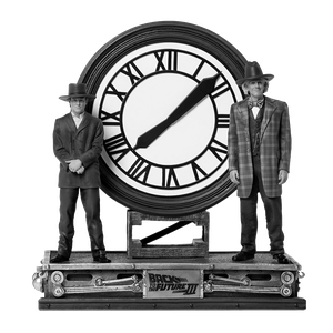 [Back To The Future 3: Art Scale Statue: Marty & Doc At The Clock  (Product Image)]