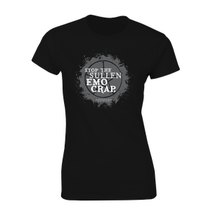 [Supernatural: Women's Fit T-Shirt: Stop The Emo Crap (Product Image)]