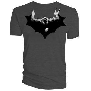 [Batman: T-Shirts: Batman Flying Symbol (Blue) (Product Image)]