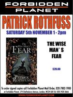 [Patrick Rothfuss Signing The Wise Man's Fear (Product Image)]