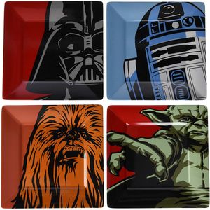 [Star Wars: Plate Set: Photographic Characters (4 Pack) (Product Image)]