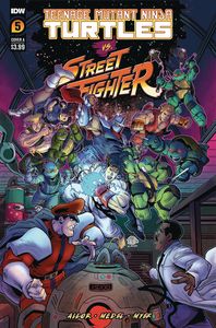 [Teenage Mutant Ninja Turtles Vs. Street Fighter #5 (Cover A Medel) (Product Image)]