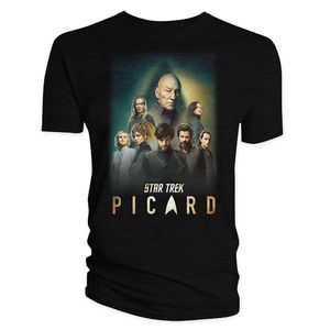 [Star Trek: Picard: T-Shirt: The Crew & Badge (Product Image)]