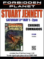 [Stuart Jennett Signing Chronos Commandos (Product Image)]