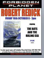 [Robert Redick Signing The Rats and the Ruling Sea (Product Image)]