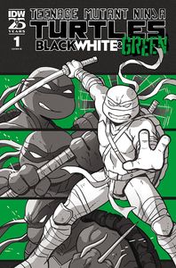 [Teenage Mutant Ninja Turtles: Black, White & Green #1 (Cover C Ganucheau) (Product Image)]