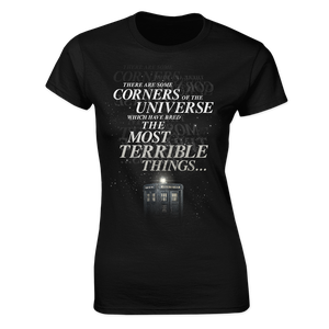 [Doctor Who: The 60th Anniversary Diamond Collection: Women's Fit T-Shirt: There Are Some Corners Of The Universe (Product Image)]